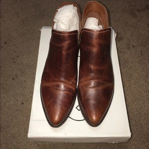 Steve Madden Austin Cognac Booties